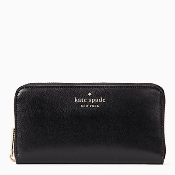 NWT Kate Spade Staci laptop tote + card case lanyard + large wallet 3PC Set - Picture 7 of 15